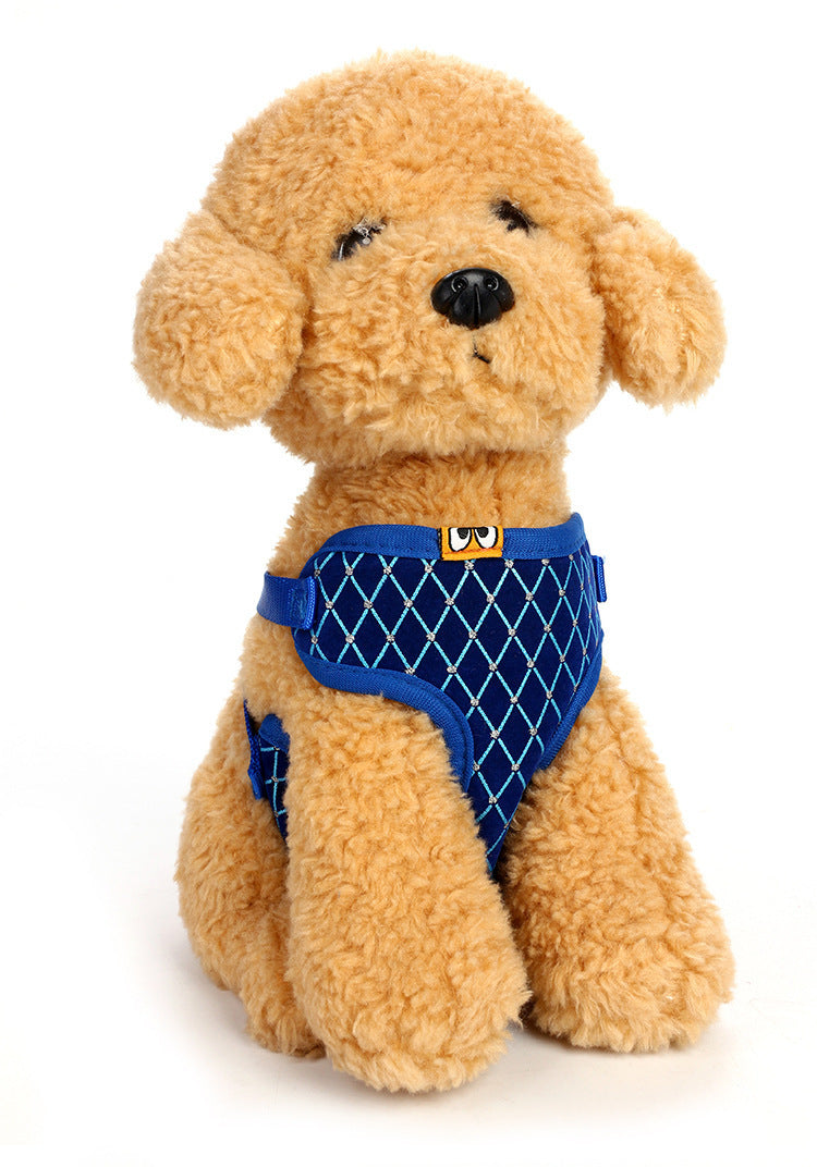 JMT-644426 Breathable Mesh Dog Leash with Flash Diamond Nylon for Comfortable Walks