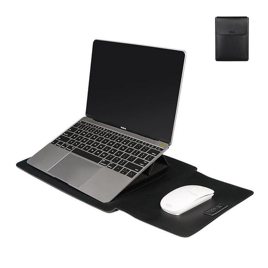 JMT-644426 Stylish Waterproof PU Leather Notebook Liner Bag - Casual & Business Use in Multiple Colors