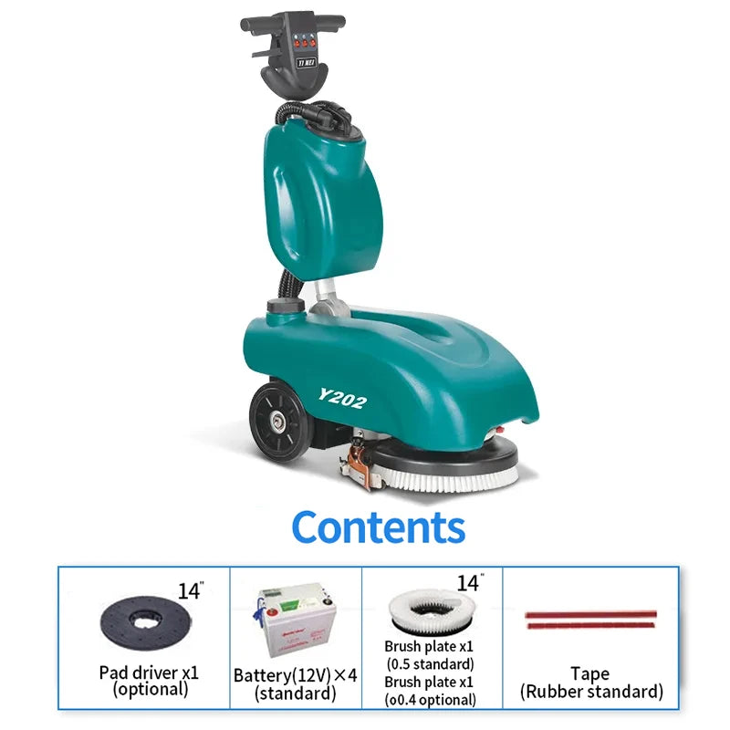 JMT-644874 Fully Automatic Three-in-One Commercial Floor Cleaner with Battery Operated Sweeping Function