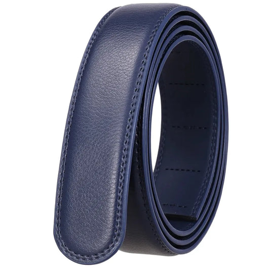 JMT-645002 Men's Casual 3.5CM Wide Blue Belt - Stylish & Versatile Accessory