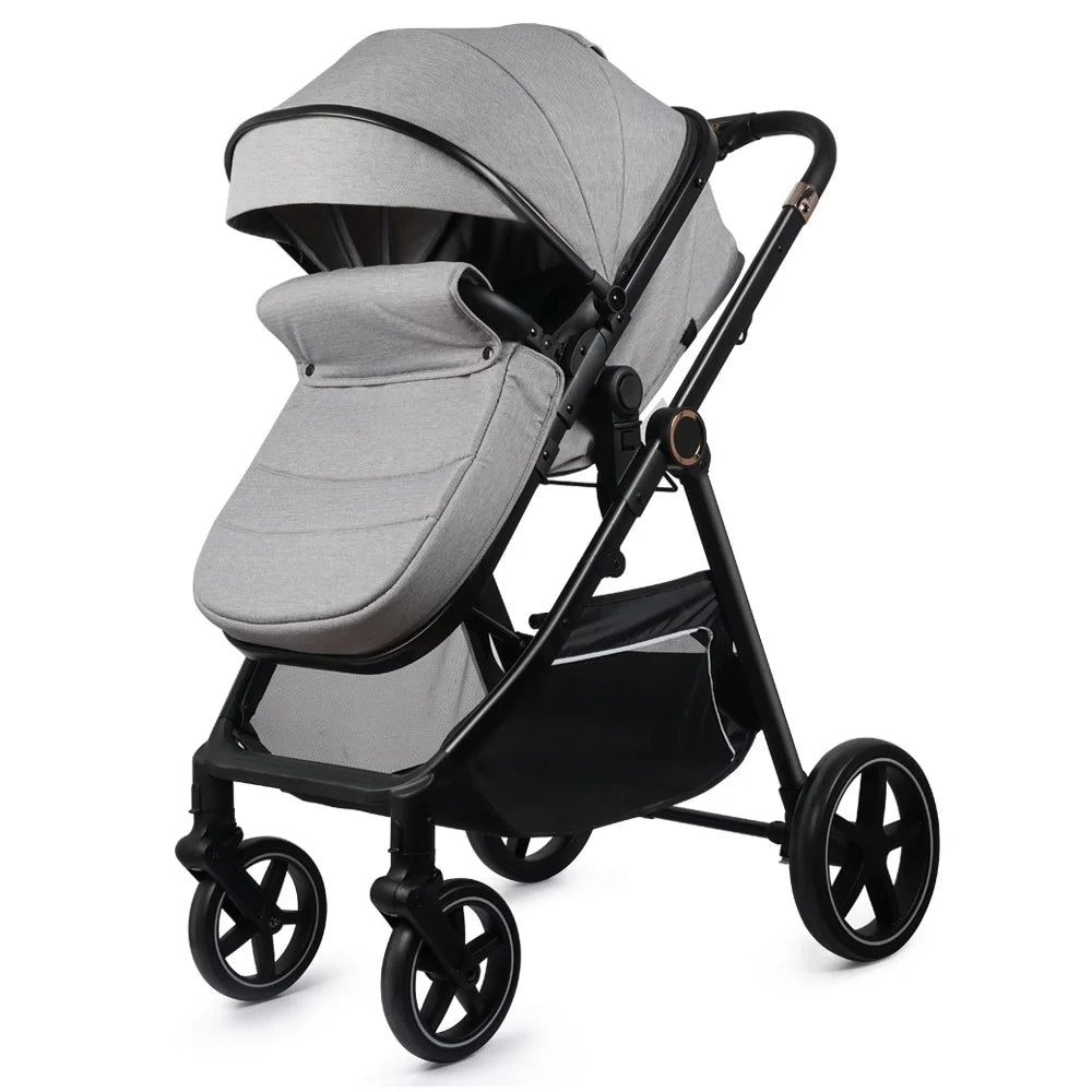 JMT-645258 2-in-1 Landscape Stroller Baby Carriage - Foldable Travel System for Infants