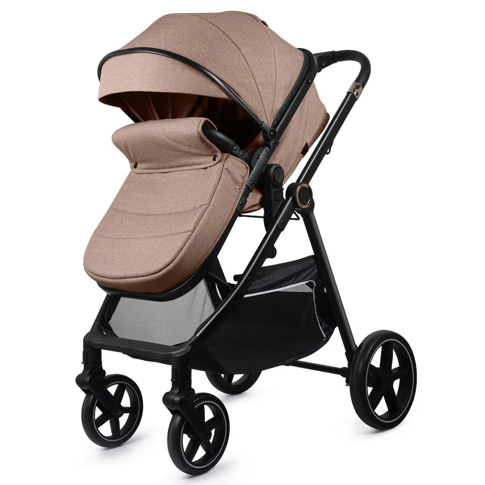 JMT-645258 2-in-1 Landscape Stroller Baby Carriage - Foldable Travel System for Infants