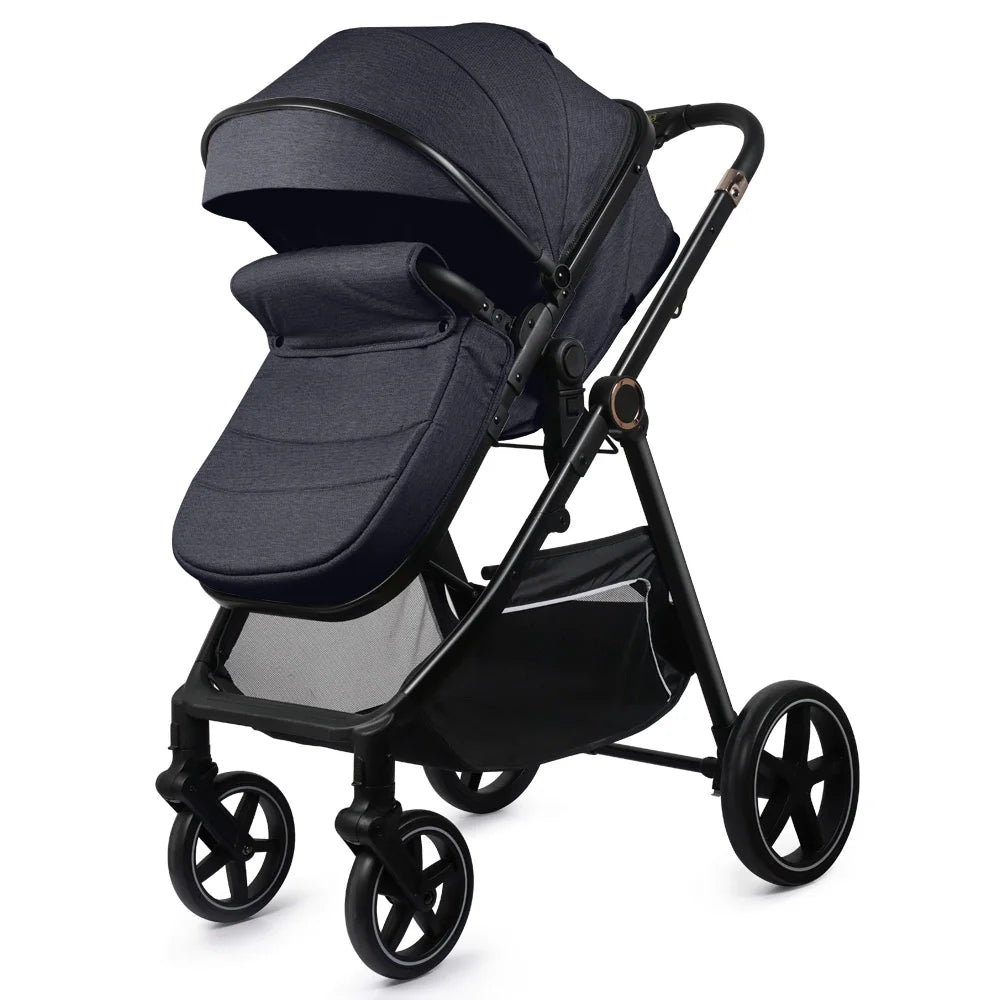 JMT-645258 2-in-1 Landscape Stroller Baby Carriage - Foldable Travel System for Infants