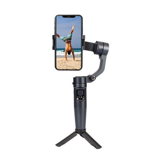 JMT-645258 Three-Axis Handheld Mobile Phone Stabilizer with 320° Vertical Rotation and Smart Motion Follow Function