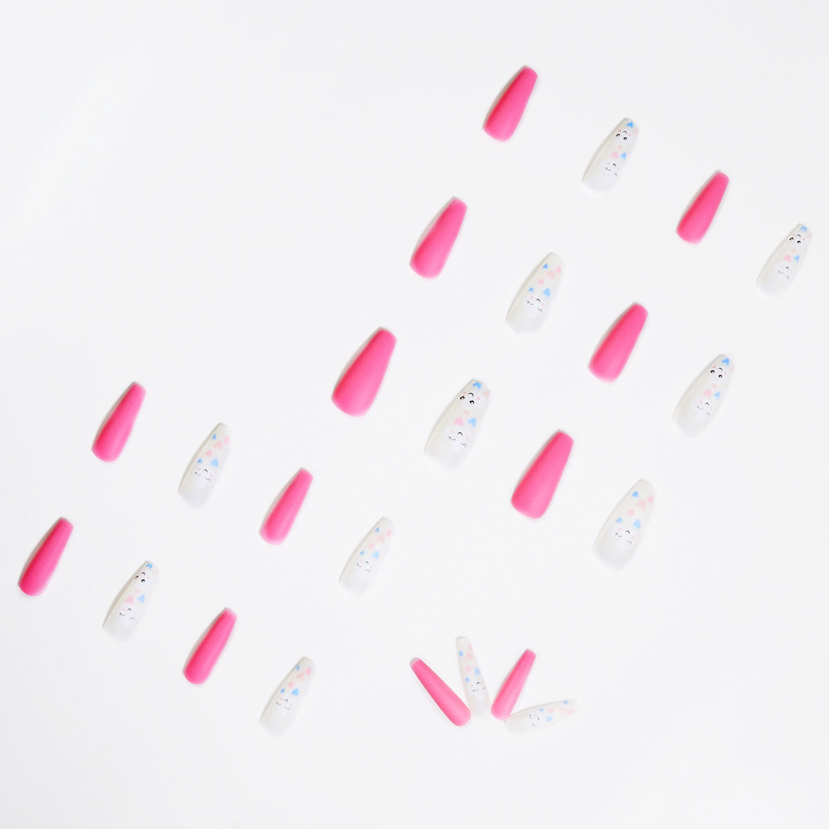 JMT-645706 Cloud Smile Nail Art Patches - Unique Design for Easy Nail Decoration