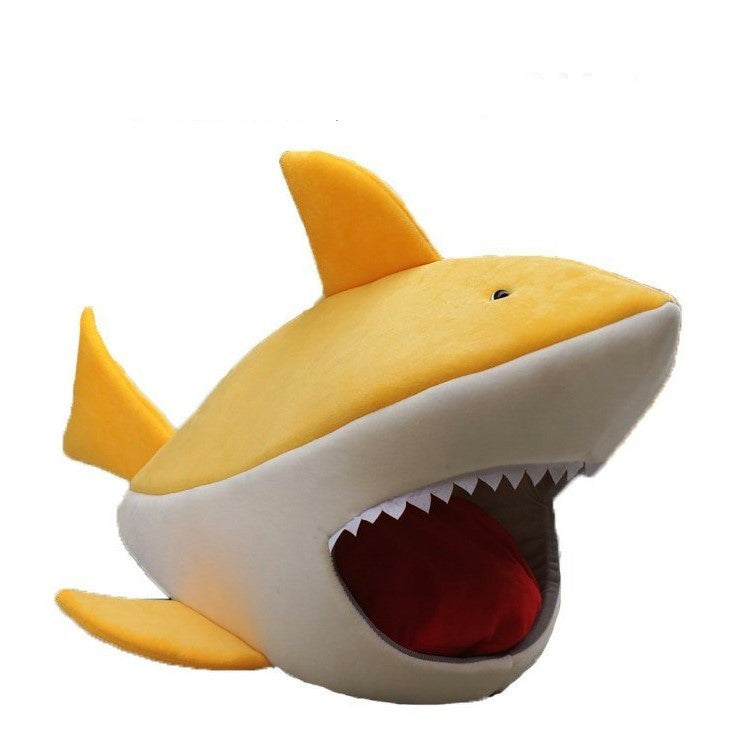 JMT-645706 Shark-Shaped Soft Pet Kennel for Cats and Dogs in Multiple Colors