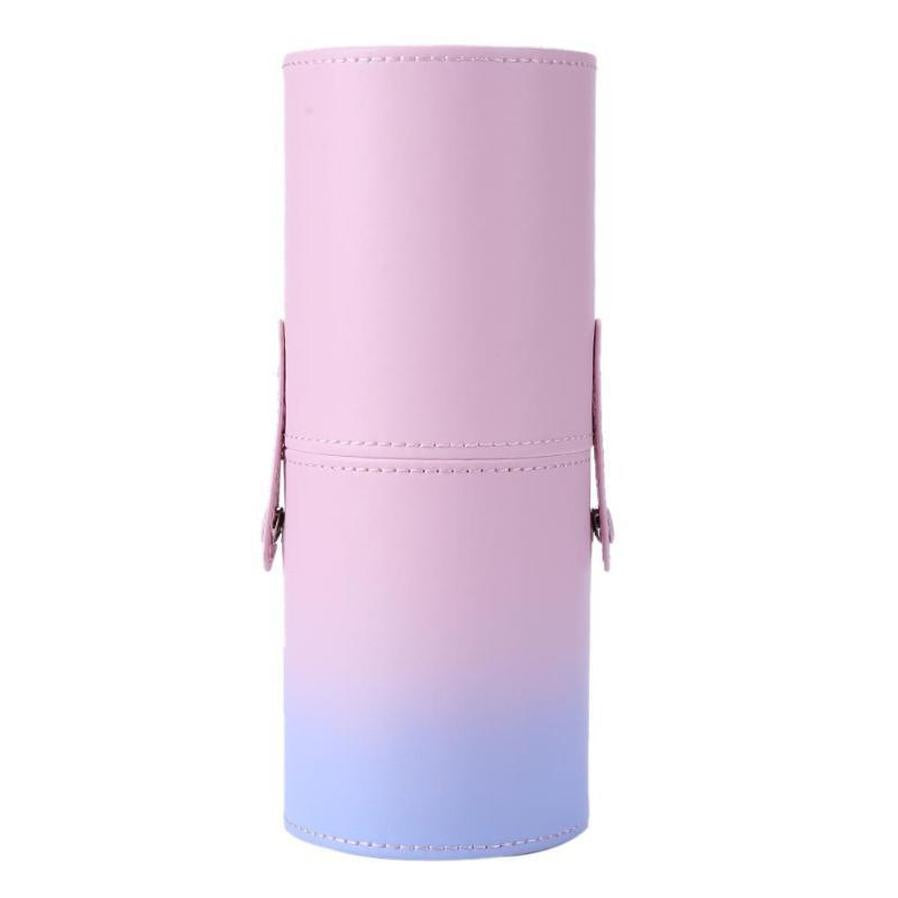 JMT-645834 Gradient PU Leather Makeup Brush Holder Cup – Stylish Storage for All Your Brushes - Multiple Sizes Available