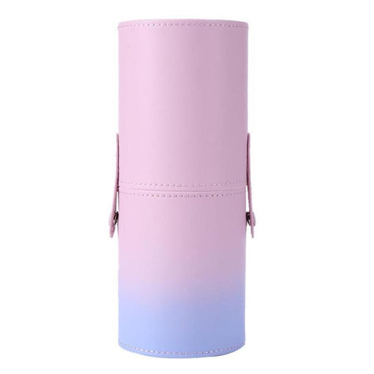 JMT-645834 Gradient PU Leather Makeup Brush Holder Cup – Stylish Storage for All Your Brushes - Multiple Sizes Available