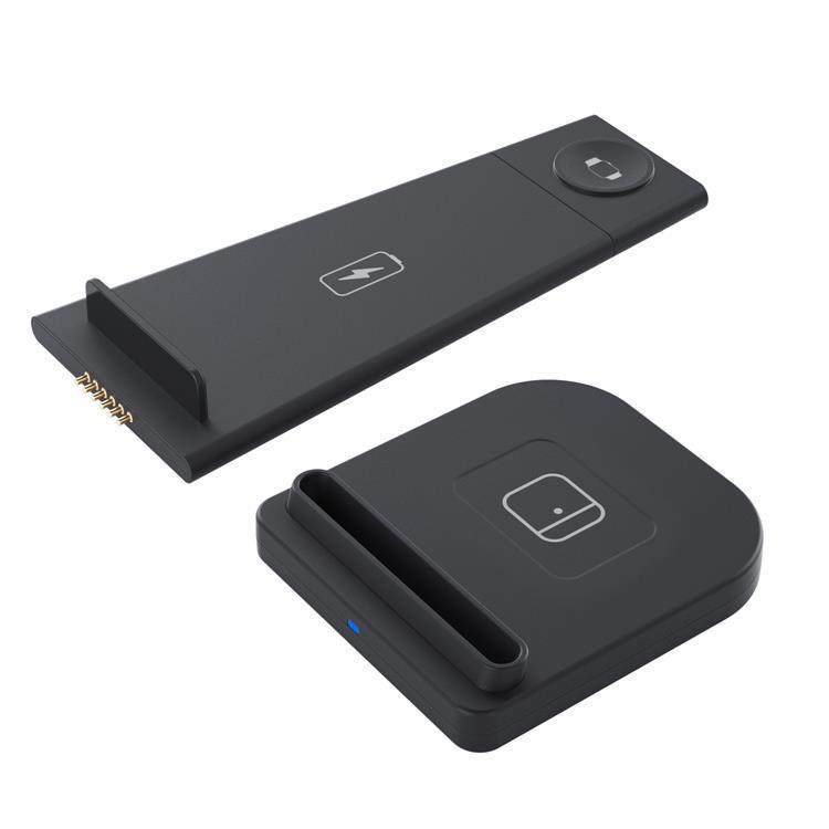 JMT-646090 3-in-1 Foldable Wireless Charger for Mobile Phones, Headphones, and Smartwatches