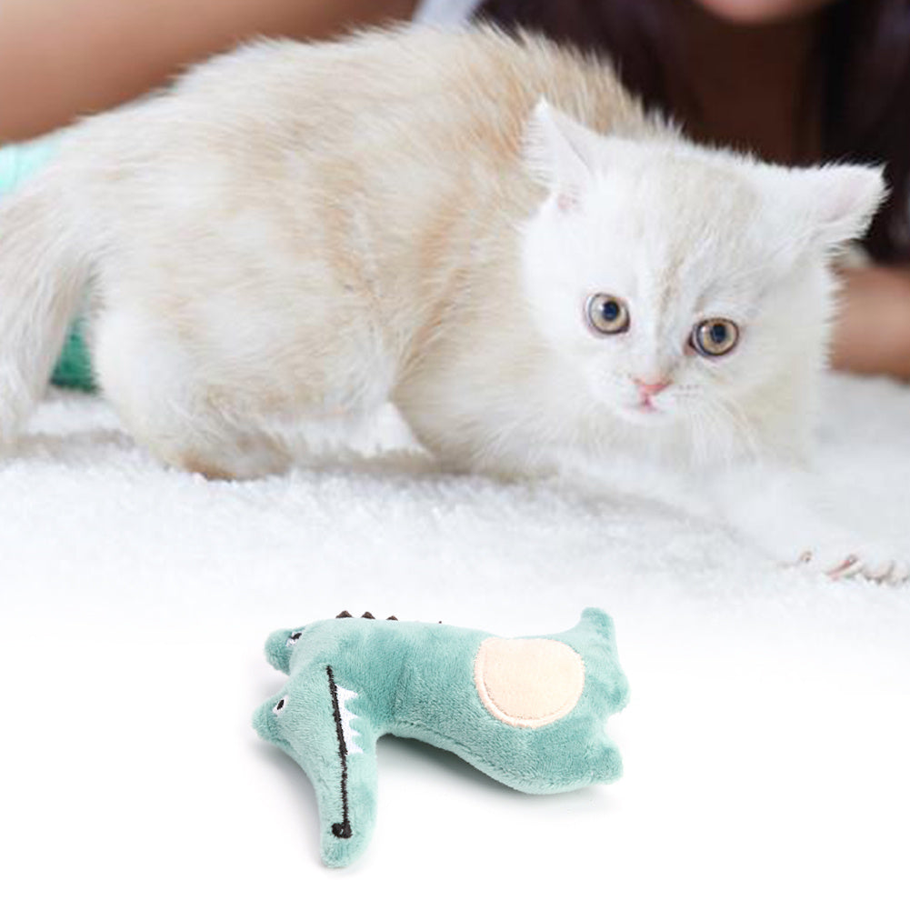 JMT-646218 Plush Catnip Toy – Cute Bear, Kangaroo, Crocodile, and Mouse Designs for Playful Cats