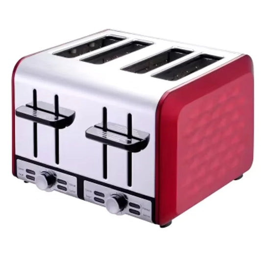 JMT-646346 1700W Purple Stainless Steel Electric Toaster for Home Use