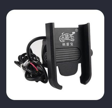 JMT-646410 Aluminum Motorcycle and Bicycle Phone Holder with 5V2.1A Output