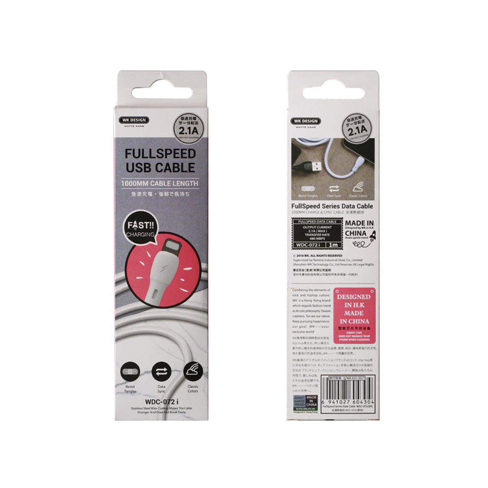 JMT-646730 1m Fast Charging USB Cable with Single Connector for Universal Use