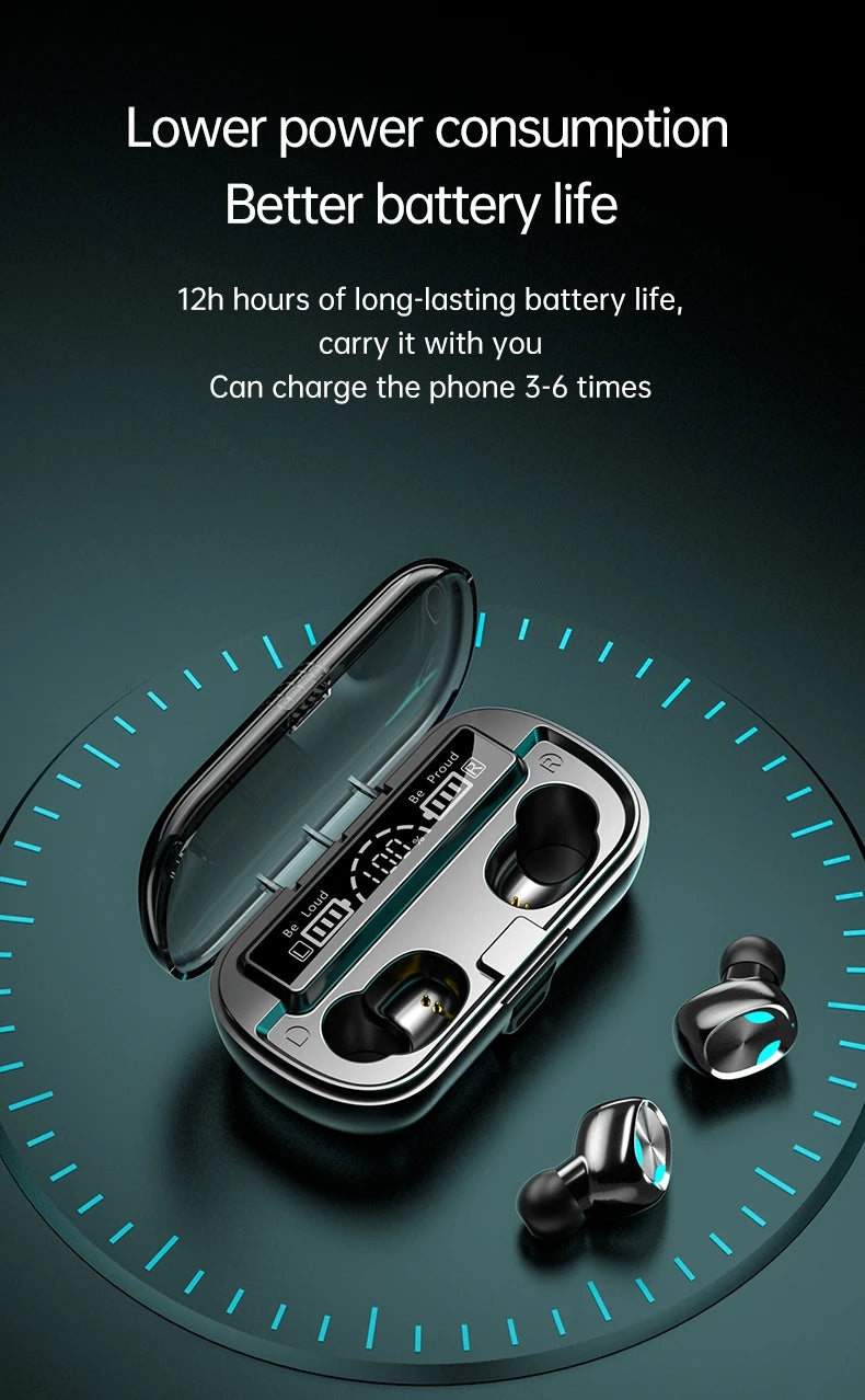 JMT-646730 X8 Touch Screen Wireless Earbuds with Stereo HIFI Sound for Gaming and Music