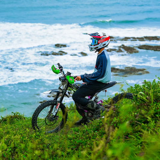 JMT-647306 10000W 72V 35AH Electric Dirt Bike Mountain Bike , Top Speed 27.9 mph