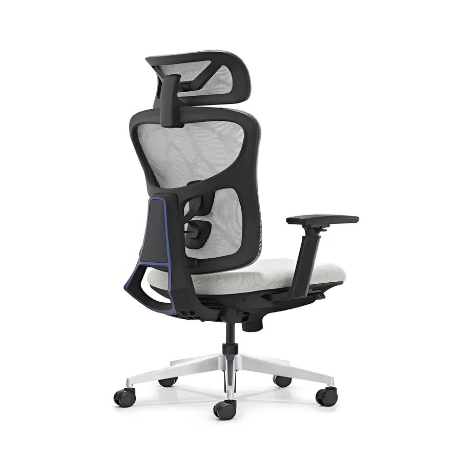 JMT-647306 Ergonomic Office Chair with Adjustable Headrest and Revolving Feature for Comfort and Support