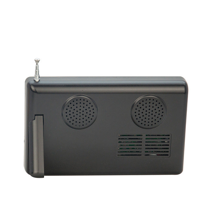 JMT-647562 5-Inch Portable Ultra-Thin LCD TV for Car and Home Use with Remote Control and Accessories