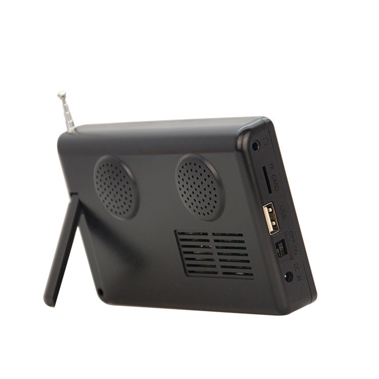JMT-647562 5-Inch Portable Ultra-Thin LCD TV for Car and Home Use with Remote Control and Accessories
