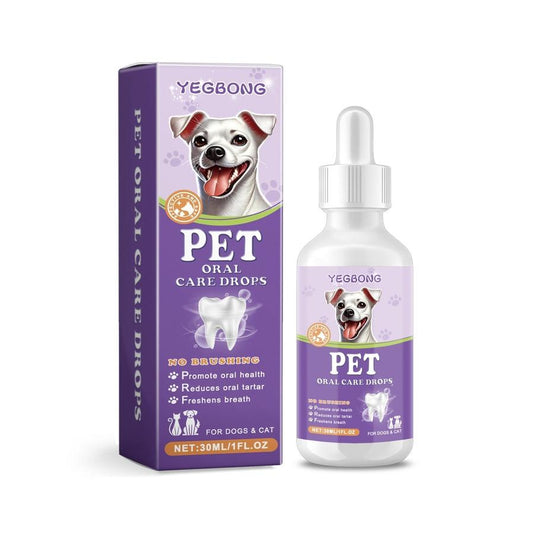 JMT-647626 Pet Dental Drops for Oral Care - 30ml Liquid Solution