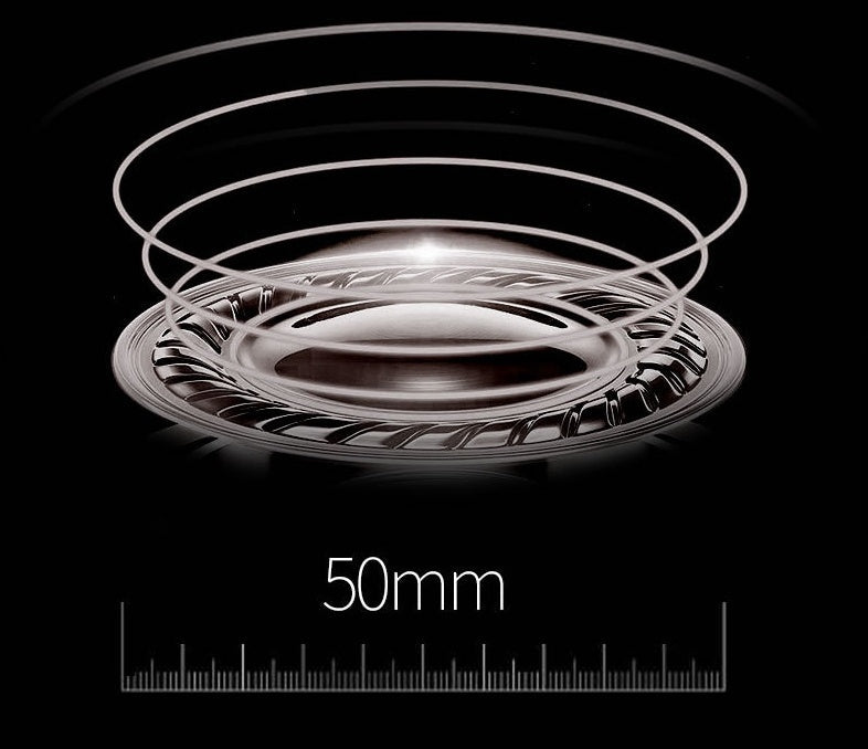 JMT-647690 Noise-Cancelling Headset with 50mm Drivers and Omnidirectional Microphone, 3.5mm Interface, Tungsten Black