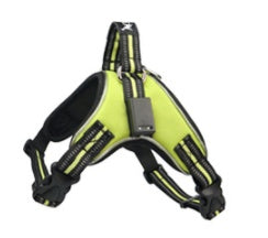 JMT-647882 LED Dog Harness with Oxford Cloth for Night Travel, Adjustable Chest Strap for Medium and Large Dogs