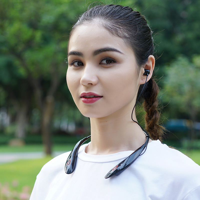 JMT-648522 Wireless Bluetooth Neckband Headset for Sports with Battery Display and Voice Control