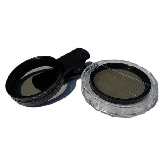 JMT-648714 52mm Polarizing Lens Filter with Clip for Mobile Photography