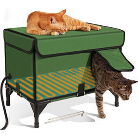 JMT-648714 Foldable Insulated Cat Cage for Outdoor Use - Green, Various Sizes