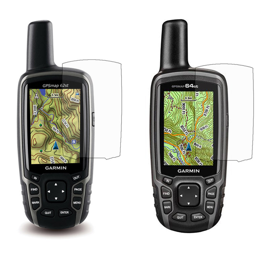 JMT-649866 Protective Film for Garmin 62 64 62STC Astro 320 220 - Anti-Scratch, UV Protection, Clear HD Display
