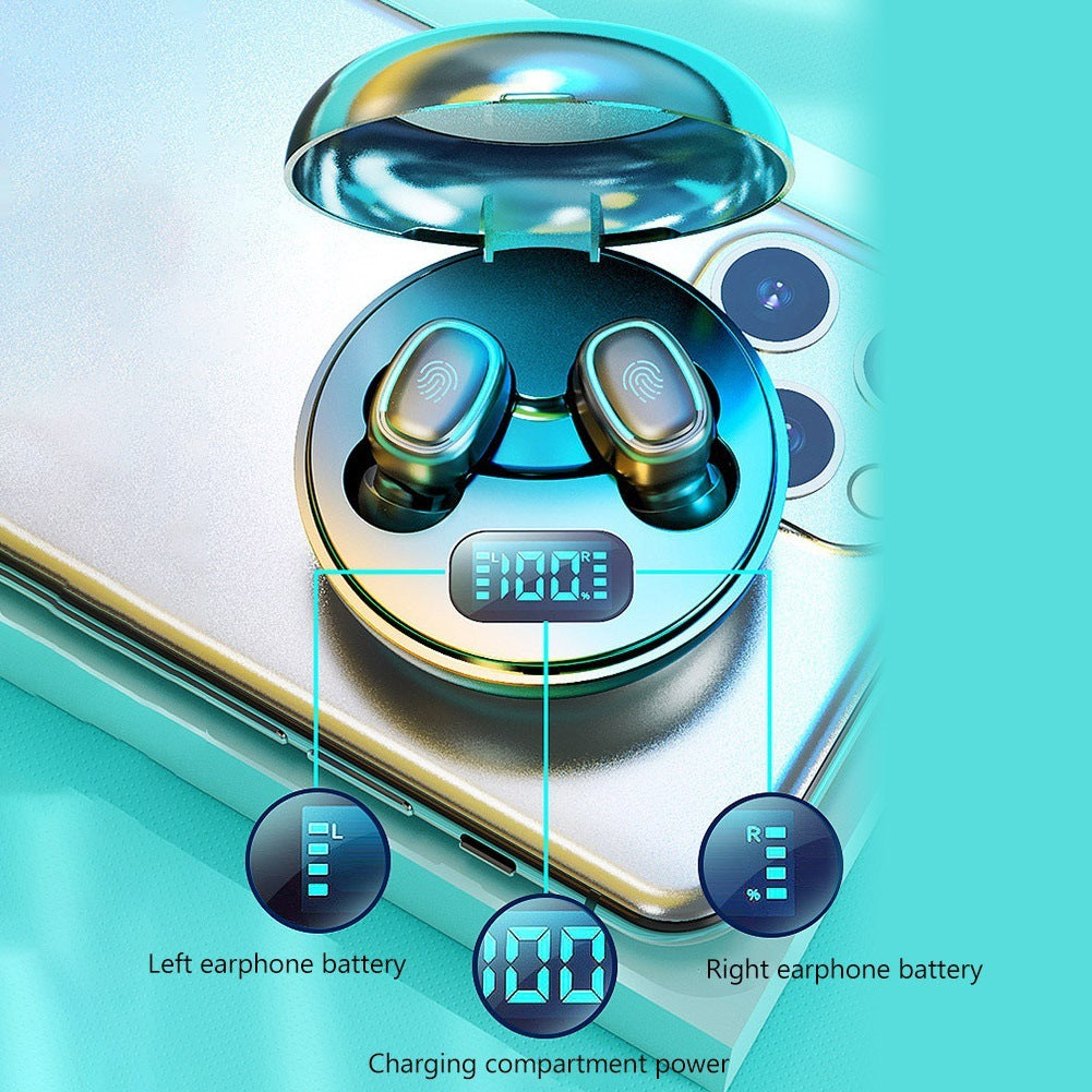 JMT-650506 Wireless In-Ear Headphones with Dual and Single Ear Options, 10m Range, Bluetooth 5.0, Stereo Sound
