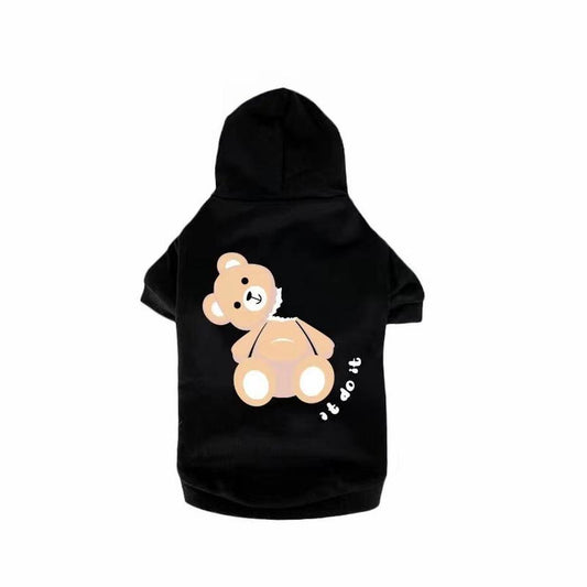 JMT-650634 Cotton Trendy Dog Sweater for Pets in Black and White - Various Sizes Available