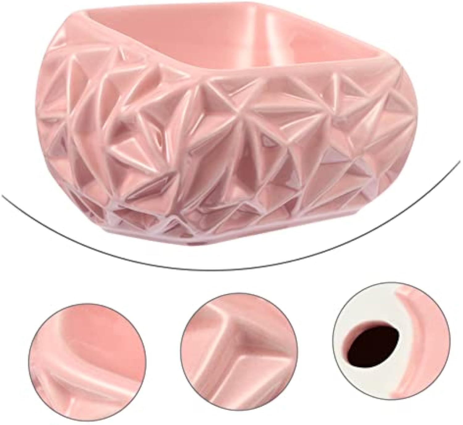 JMT-650826 Ceramic Pet Feeding Bowl for Cats and Dogs – Adjustable Design with Stable Bottom, Ideal for Food and Water