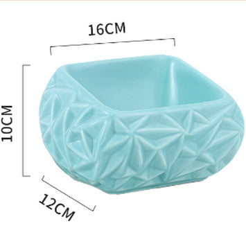 JMT-650826 Ceramic Pet Feeding Bowl for Cats and Dogs – Adjustable Design with Stable Bottom, Ideal for Food and Water