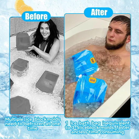 JMT-650890 Large Capacity 10L Ice Bath Bags for Cold Water Plunge Tub – Portable Home Bathing Accessory