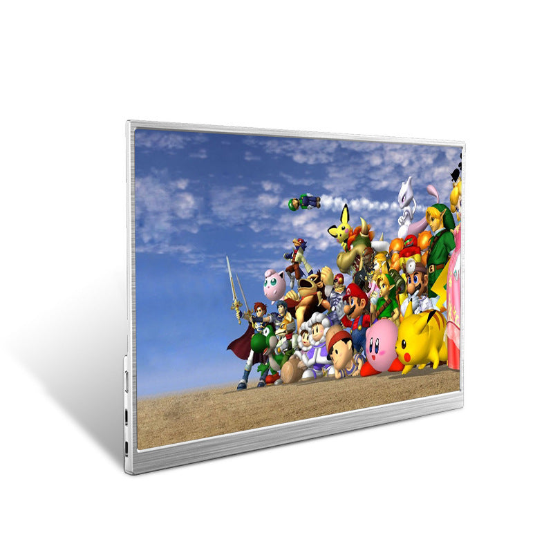 JMT-651018 Ultra-Thin 15-Inch Portable Gaming Monitor with 1920x1080 Split Screen Display and HDMI Interface