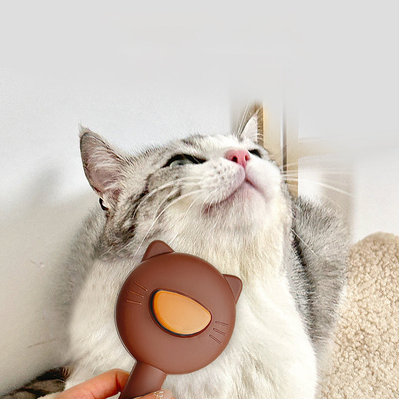 JMT-651082 Self-Cleaning Cat and Dog Hair Removal Comb, Anti-Knotting Needle Comb in Multiple Colors