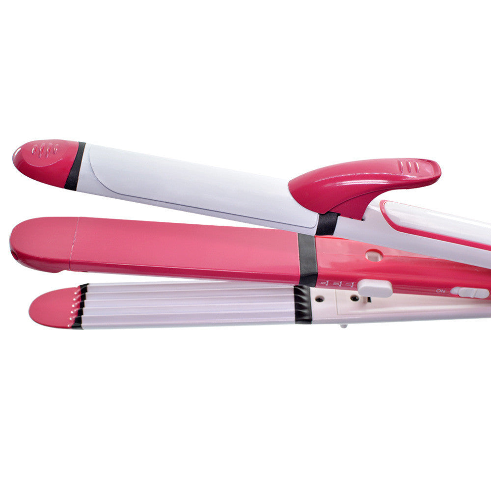 JMT-651146 3-in-1 Hair Straightener with Tourmaline Ceramic Technology and Constant 200° Temperature