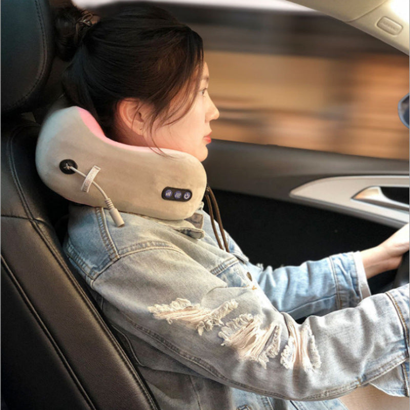 JMT-651338 Car Massage Pillow for Relaxation and Comfort on the Go