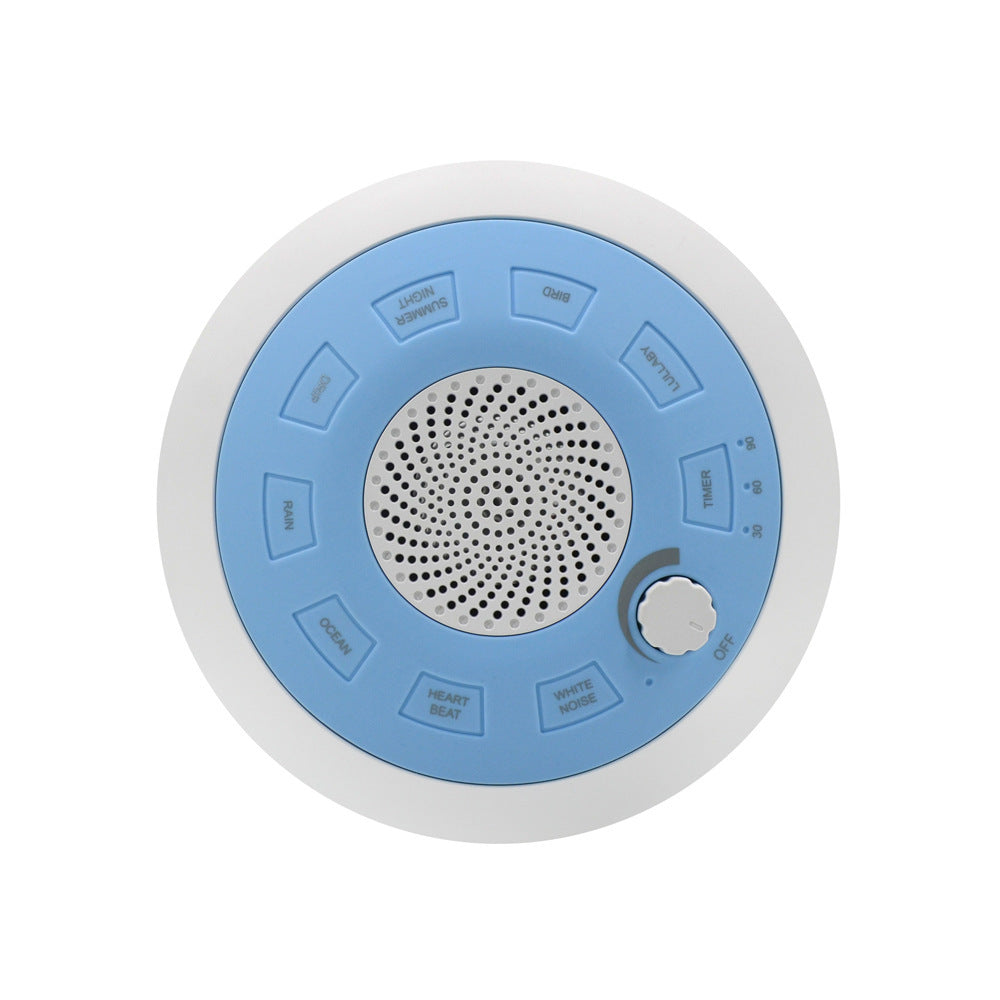 JMT-651338 Rechargeable White Noise Sleep Aid Device with Music Function - Blue and Green Flying Saucer Design