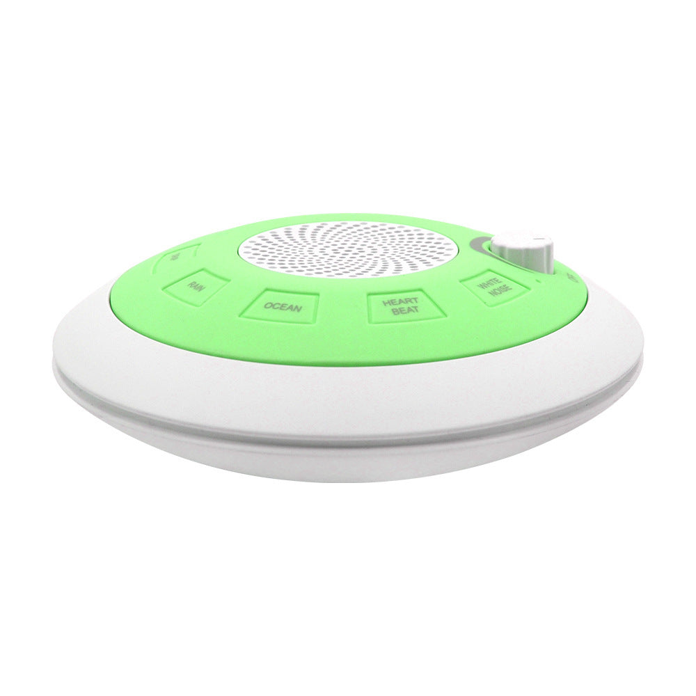 JMT-651338 Rechargeable White Noise Sleep Aid Device with Music Function - Blue and Green Flying Saucer Design