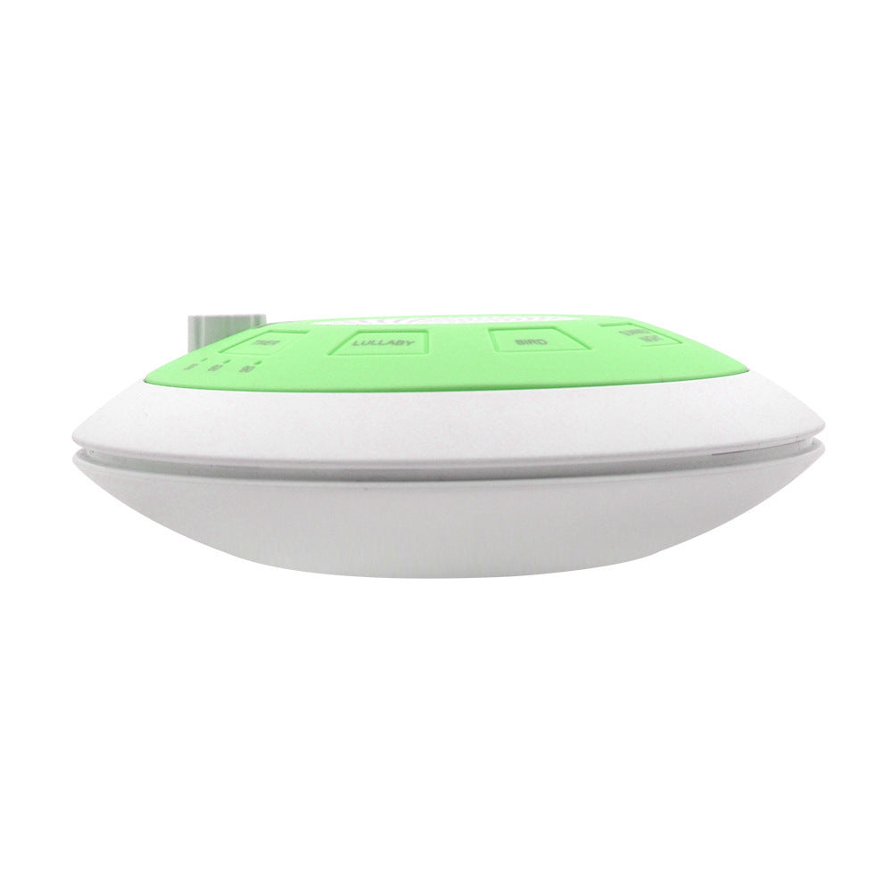 JMT-651338 Rechargeable White Noise Sleep Aid Device with Music Function - Blue and Green Flying Saucer Design
