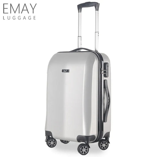 JMT-651722 Customised Matte Finish Trolley ABS Travel Luggage Suitcase Set