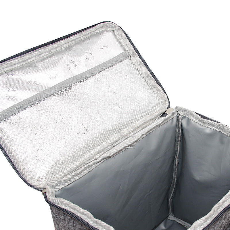 JMT-651850 Insulated Portable Picnic Bag - Leakproof PEVA Cooler for Outdoor Use