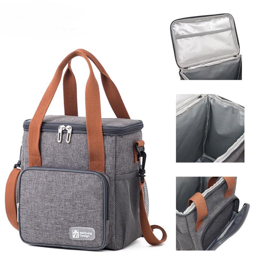 JMT-651850 Insulated Portable Picnic Bag - Leakproof PEVA Cooler for Outdoor Use