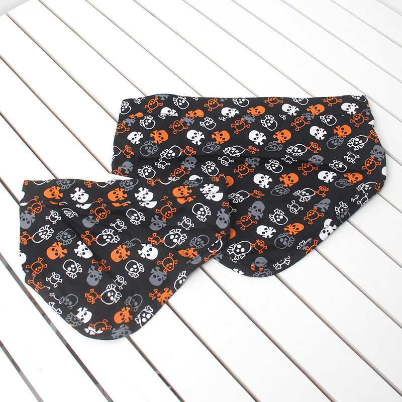 JMT-652618 Christmas Triangle Scarf Dog Bib for Medium and Large Dogs - Canvas Saliva Towel