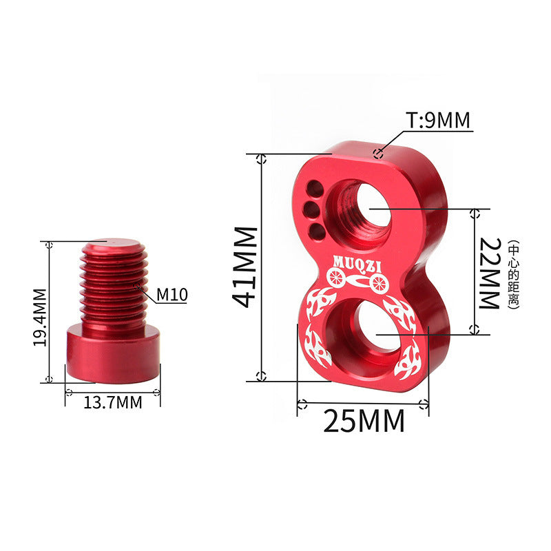JMT-652682 Folding Bicycle Wheel Set with V Brake Extender Accessories