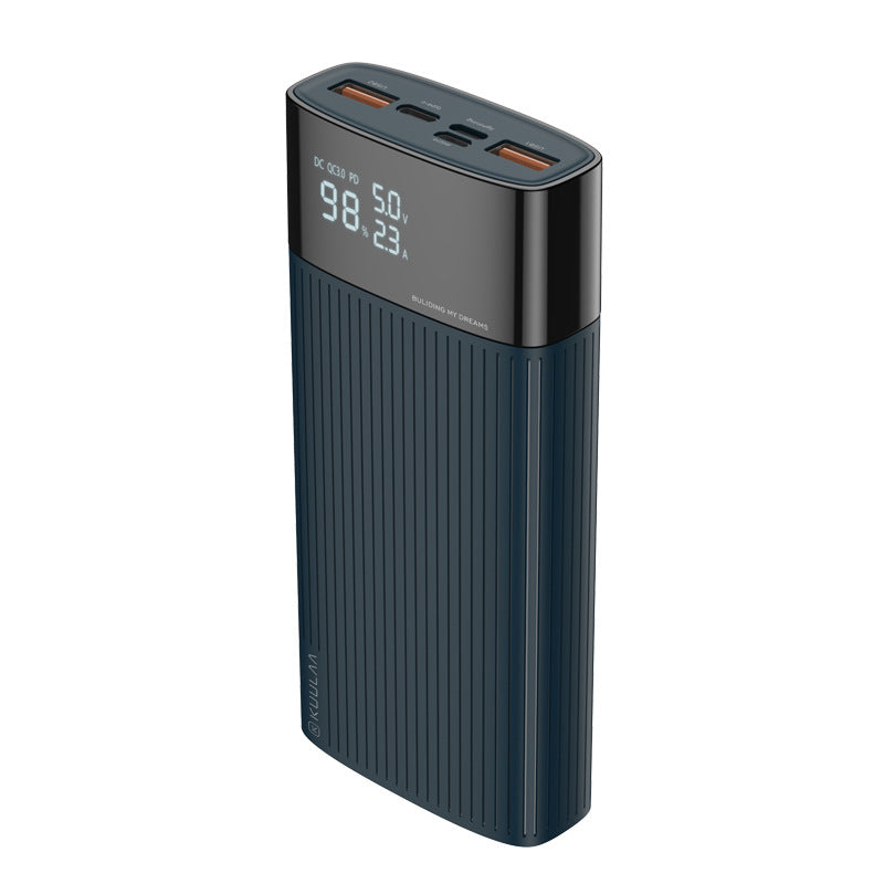 JMT-653322 20,000mAh Dual USB & Type-C Fast Charge Power Bank - Compact & Lightweight Design