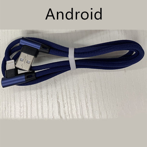 JMT-653322 Fast Charging USB Cable with Pure Copper Wire Core and Durable Denim Design