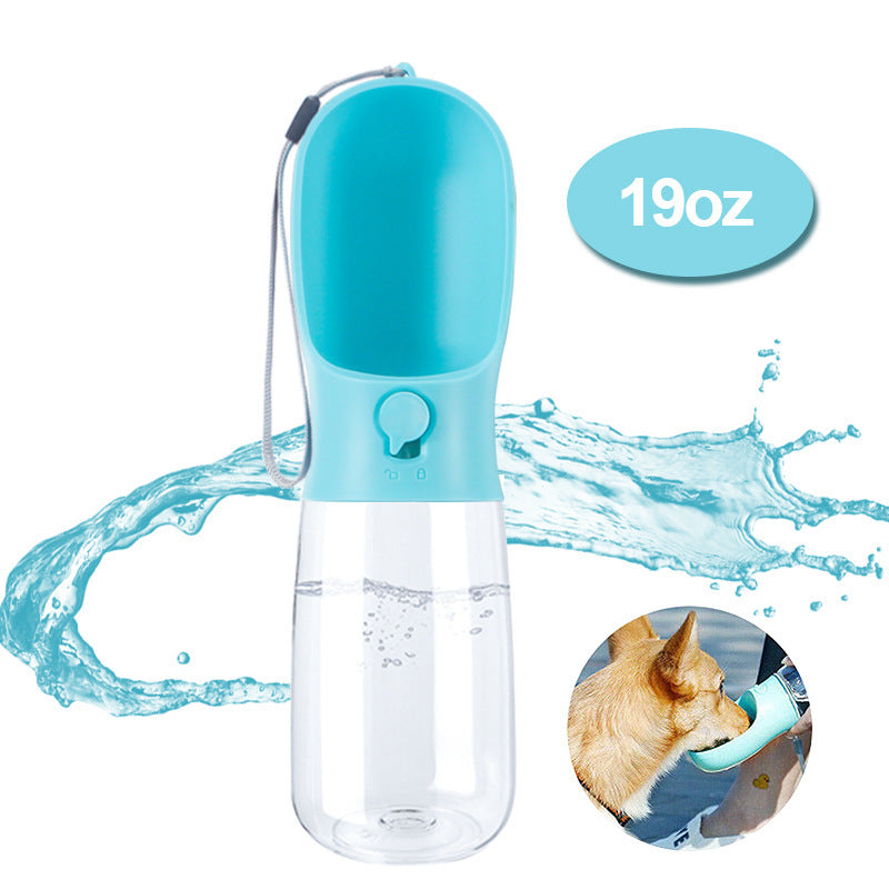 JMT-653322 Large Capacity Portable Pet Water Bottle for Outdoor Travel - 550ML Plastic Design