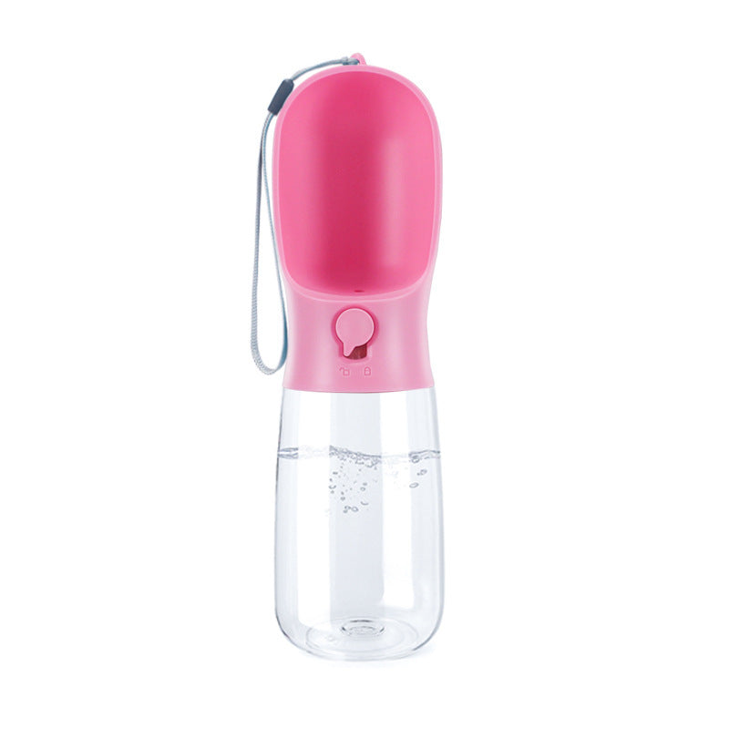 JMT-653322 Large Capacity Portable Pet Water Bottle for Outdoor Travel - 550ML Plastic Design